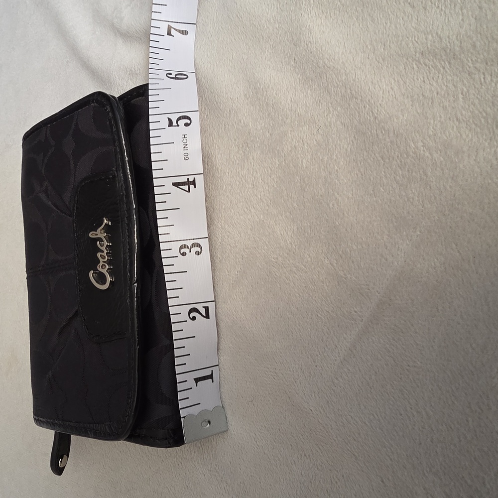 Coach Black Signature Wallet - Picture 3 of 7